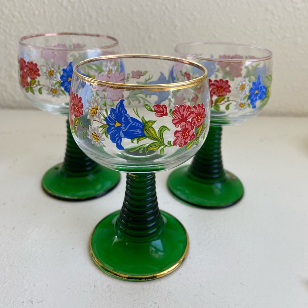 (3) Vintage Roemer glasses